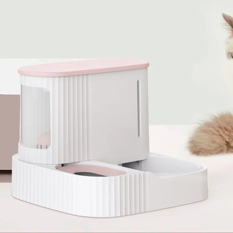 Automatic Pet Feeder And Water Dispenser Large Capacity