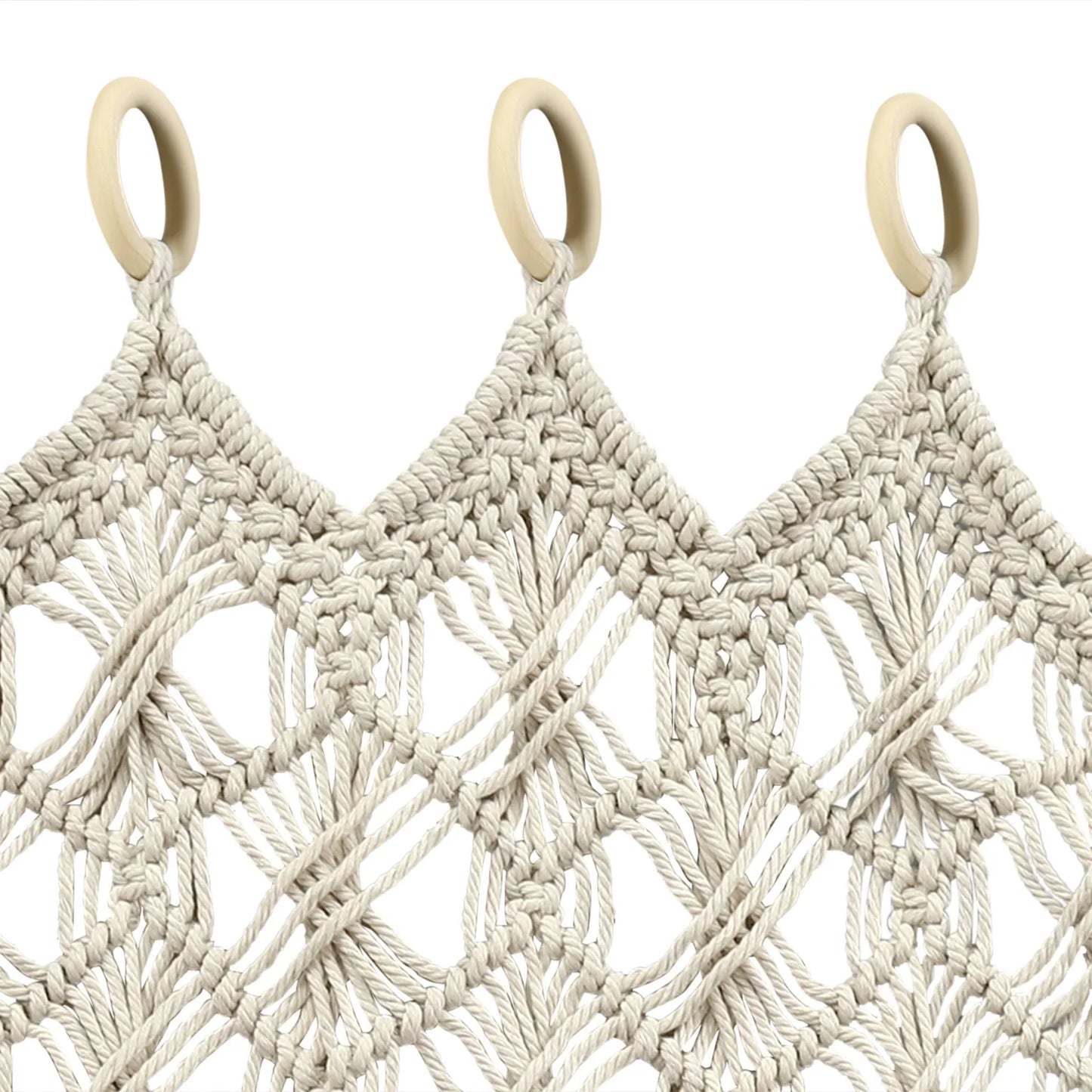 Bohemian Cotton Linen Woven Curtain Unlined And Washable