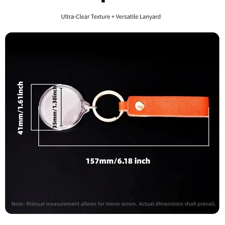Acrylic Keychain Making Kit DIY Press for Photo Keyrings