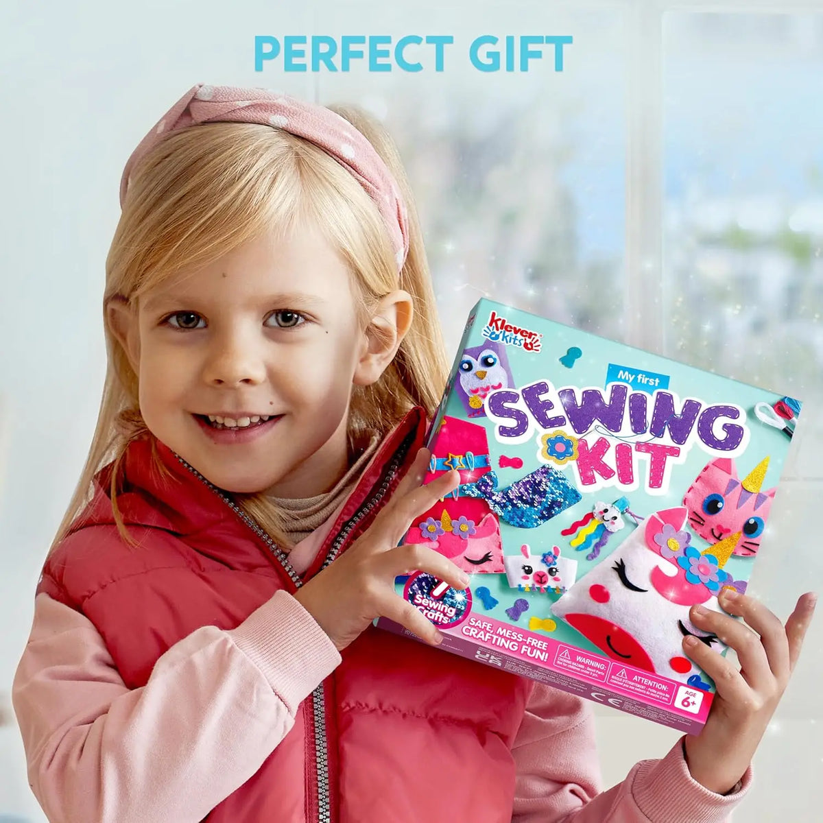 Joyfy My First Kids Sewing Kit With Beginner Projects Unicorn