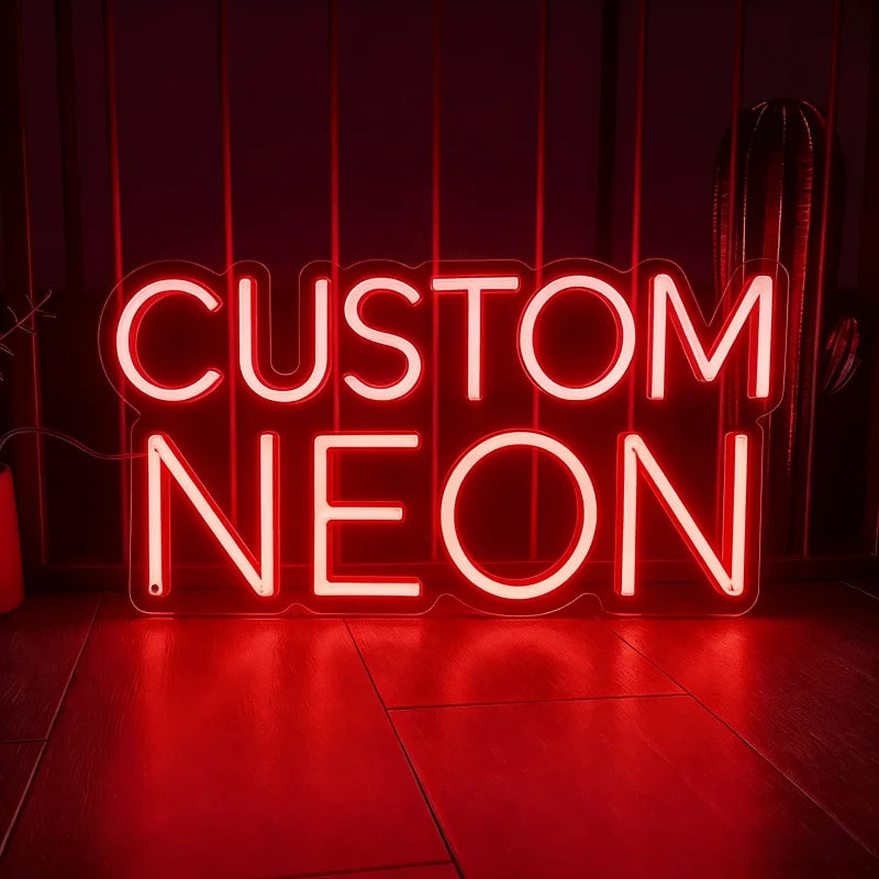Custom Neon Sign, Birthday Bar, Wedding Party, LED Light Sign, Acrylic Neon Light, Commercial Sign, Night Light, Personalized De