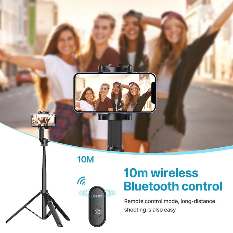 Ulanzi SK-03 Wireless Remote Tripod Selfie Stick With Phone Holder