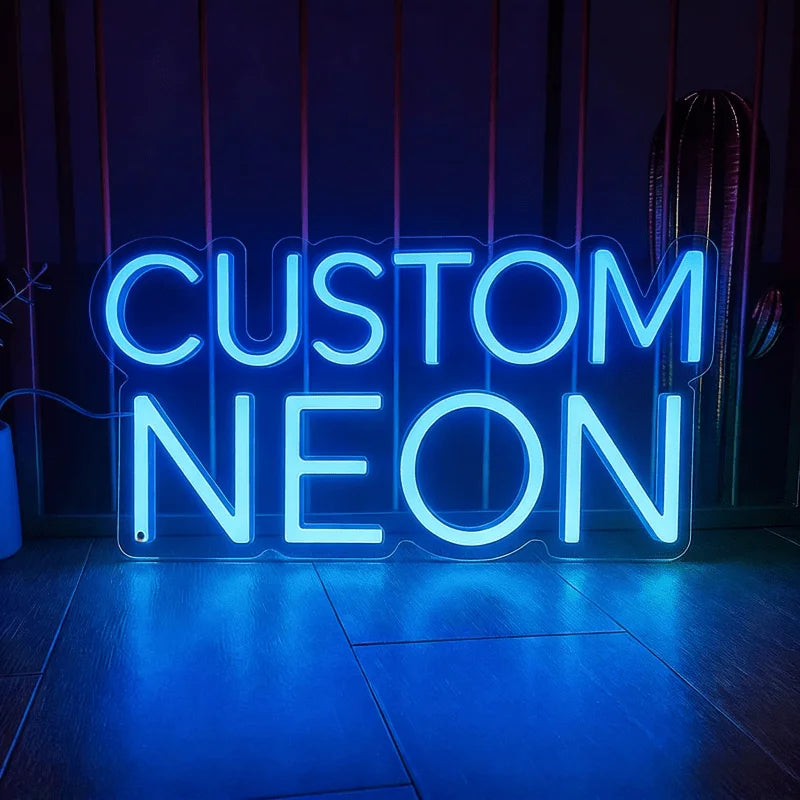 Custom Neon Sign, Birthday Bar, Wedding Party, LED Light Sign, Acrylic Neon Light, Commercial Sign, Night Light, Personalized De