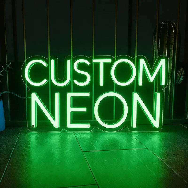 Custom Neon Sign, Birthday Bar, Wedding Party, LED Light Sign, Acrylic Neon Light, Commercial Sign, Night Light, Personalized De