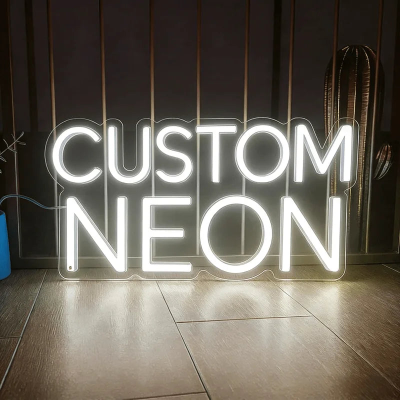 Custom Neon Sign, Birthday Bar, Wedding Party, LED Light Sign, Acrylic Neon Light, Commercial Sign, Night Light, Personalized De