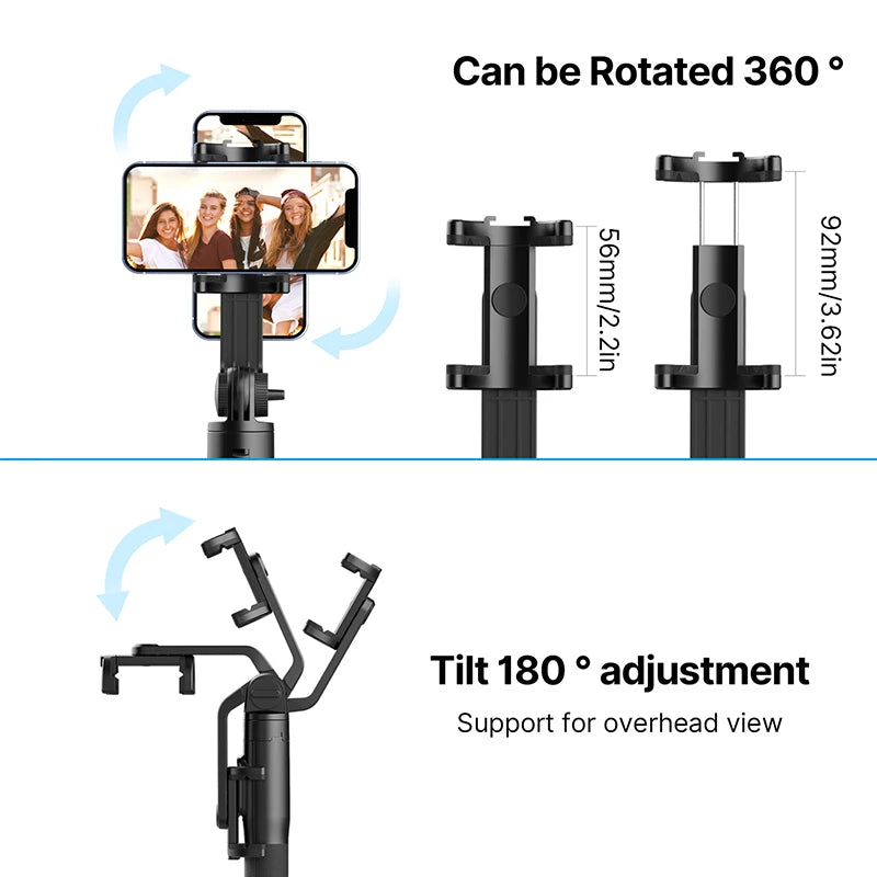 Ulanzi SK-03 Wireless Remote Tripod Selfie Stick With Phone Holder