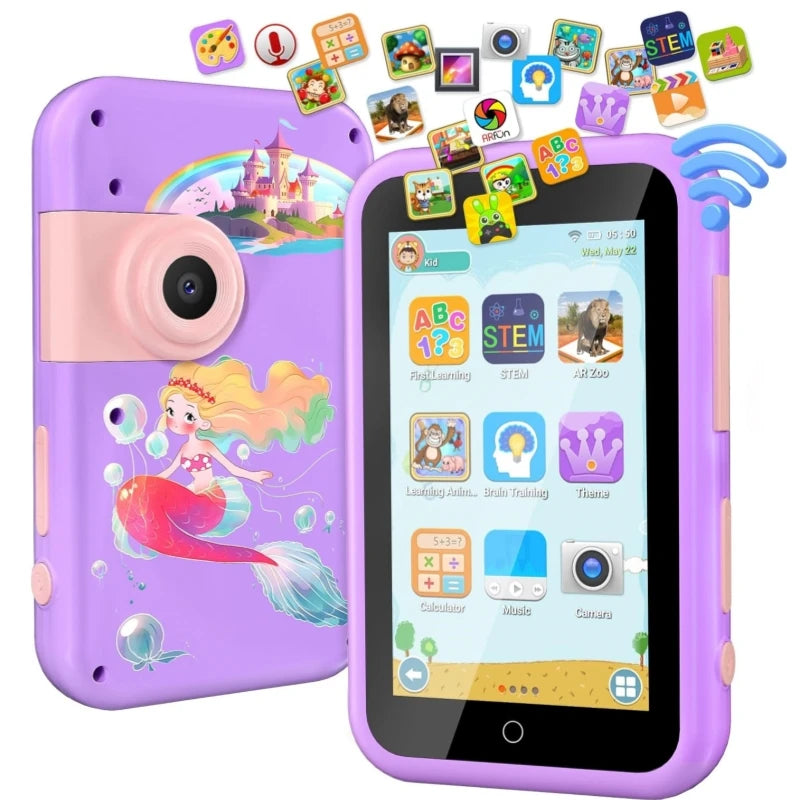 Kids Smart Phone Toy With Dual Camera Educational Fun Learning