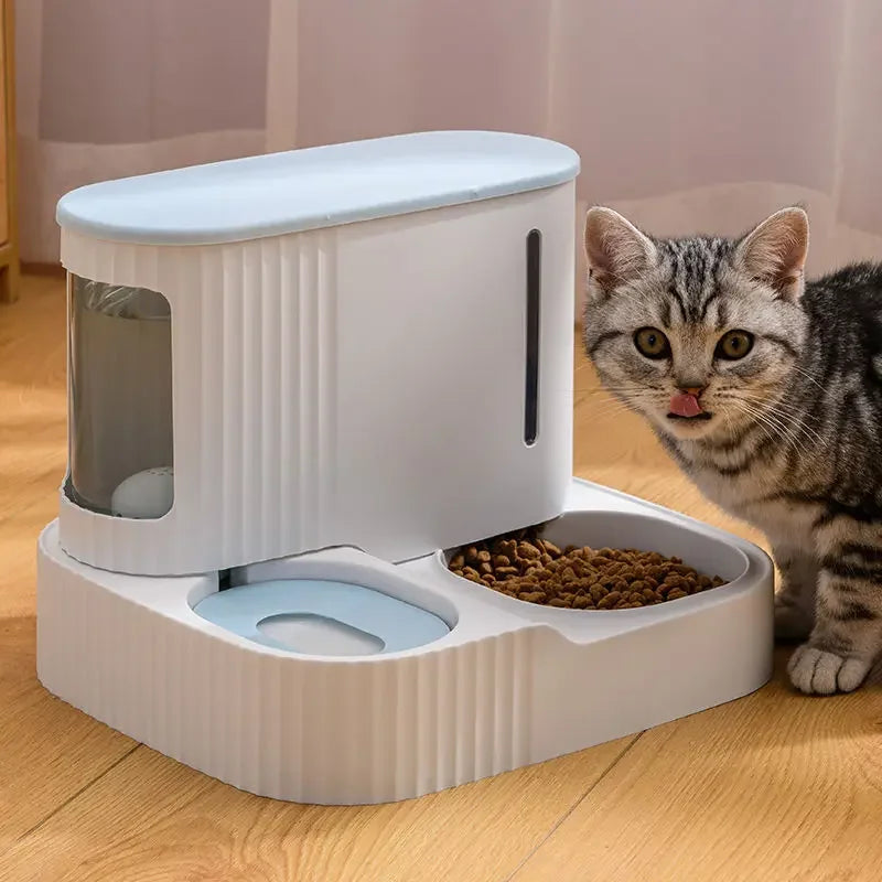 Automatic Pet Feeder And Water Dispenser Large Capacity