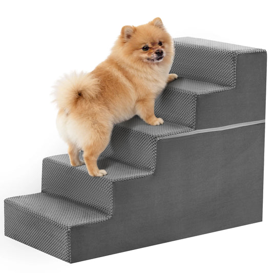 Foam Dog Stairs 3-5 Steps Right Angled Non Slip Ramp