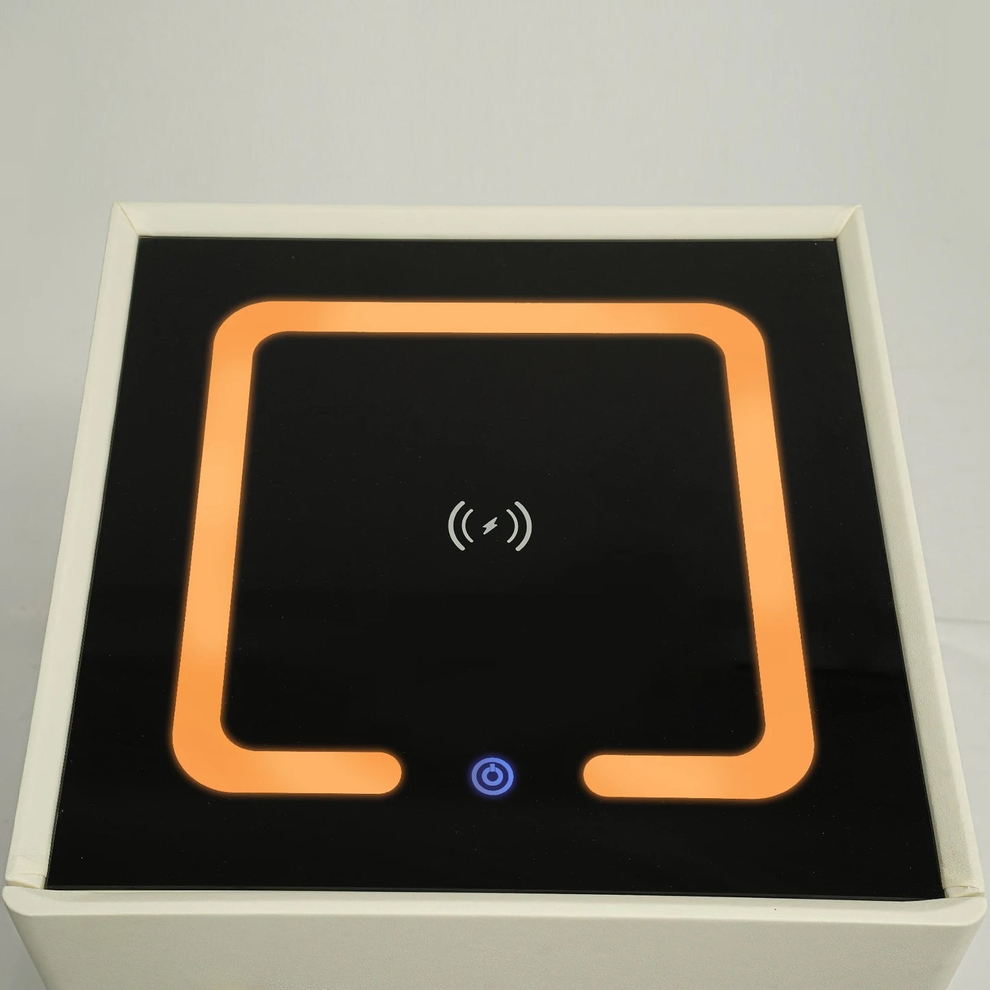 Bymaocar Modern Nightstand With Two Drawers And Wireless Charging