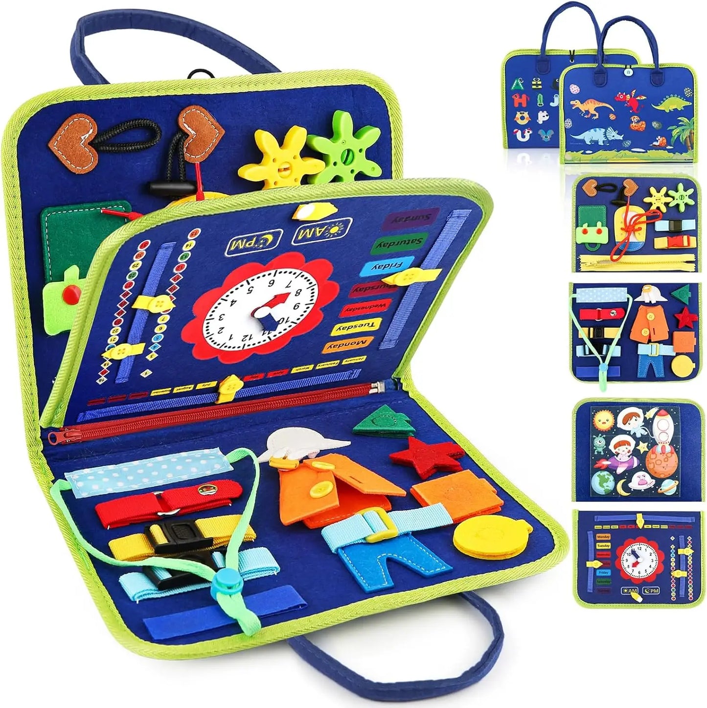 Busy Board Montessori Toy for Toddlers Sensory Learning