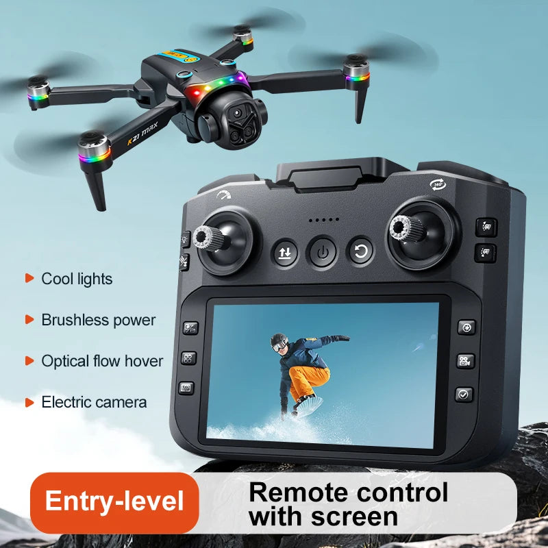 K21MAX FPV Drone With Optical Flow Hover And Auto Return