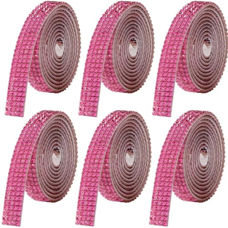 Rhinestone Ribbon Self-Adhesive Crystal Strips For DIY Crafts