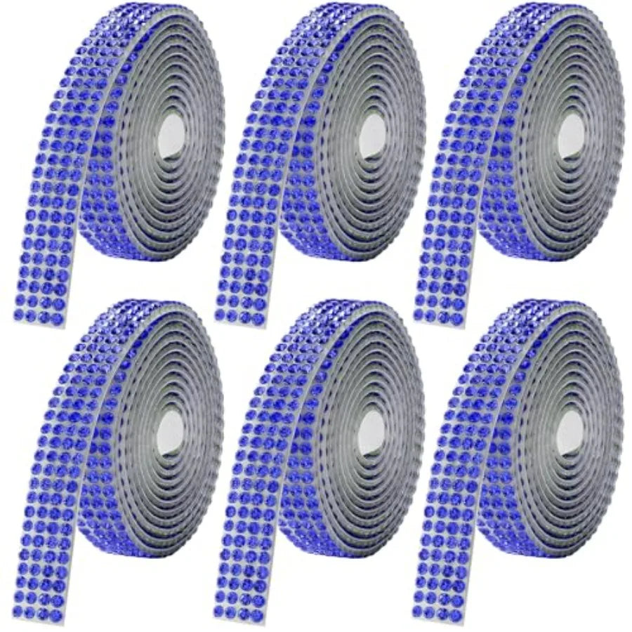 Rhinestone Ribbon Self-Adhesive Crystal Strips For DIY Crafts