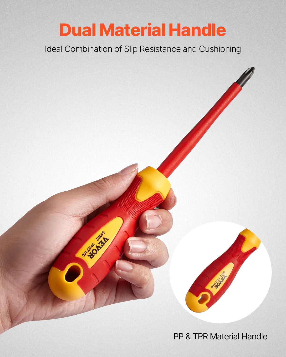 Insulated Screwdriver Set 1000V Magnetic Phillips For Electricians