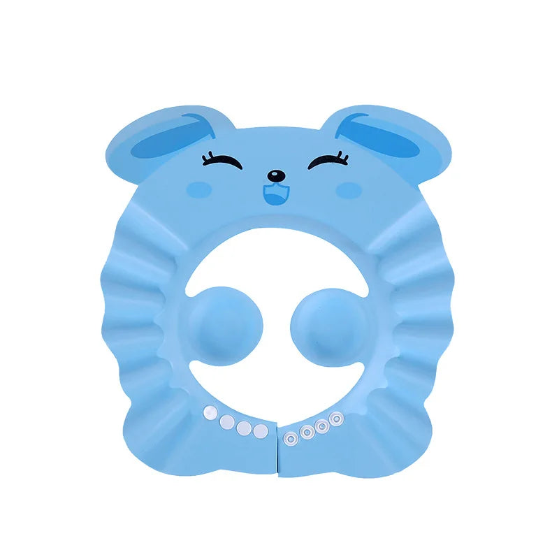 Adjustable Baby Shampoo Bathing Cap With Ear Protection