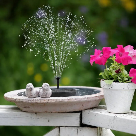 Mini Solar Water Fountain For Outdoor Pond And Bird Bath