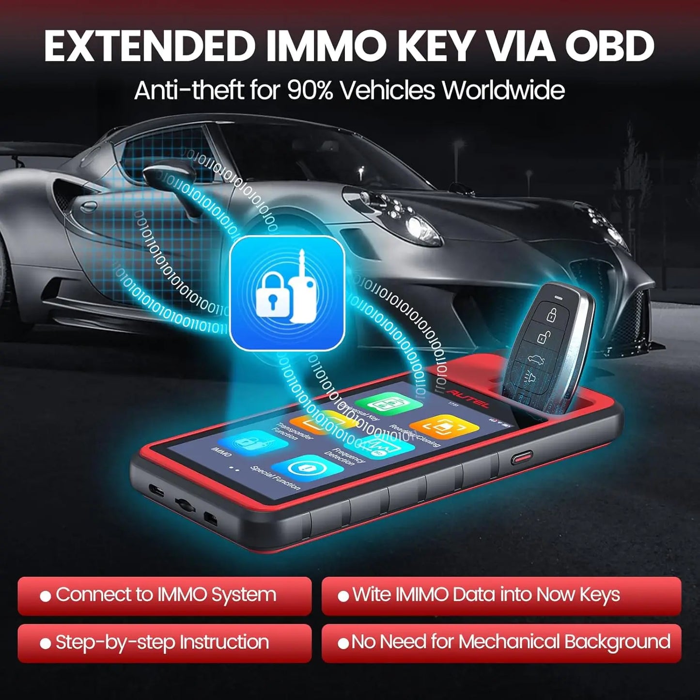 Autel MaxiIM KM100 Key Fob Programmer For IMMO Learning