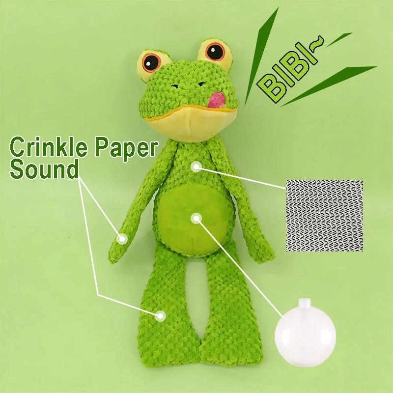 Indestructible Plush Squeaky Dog Toy For Small Dogs