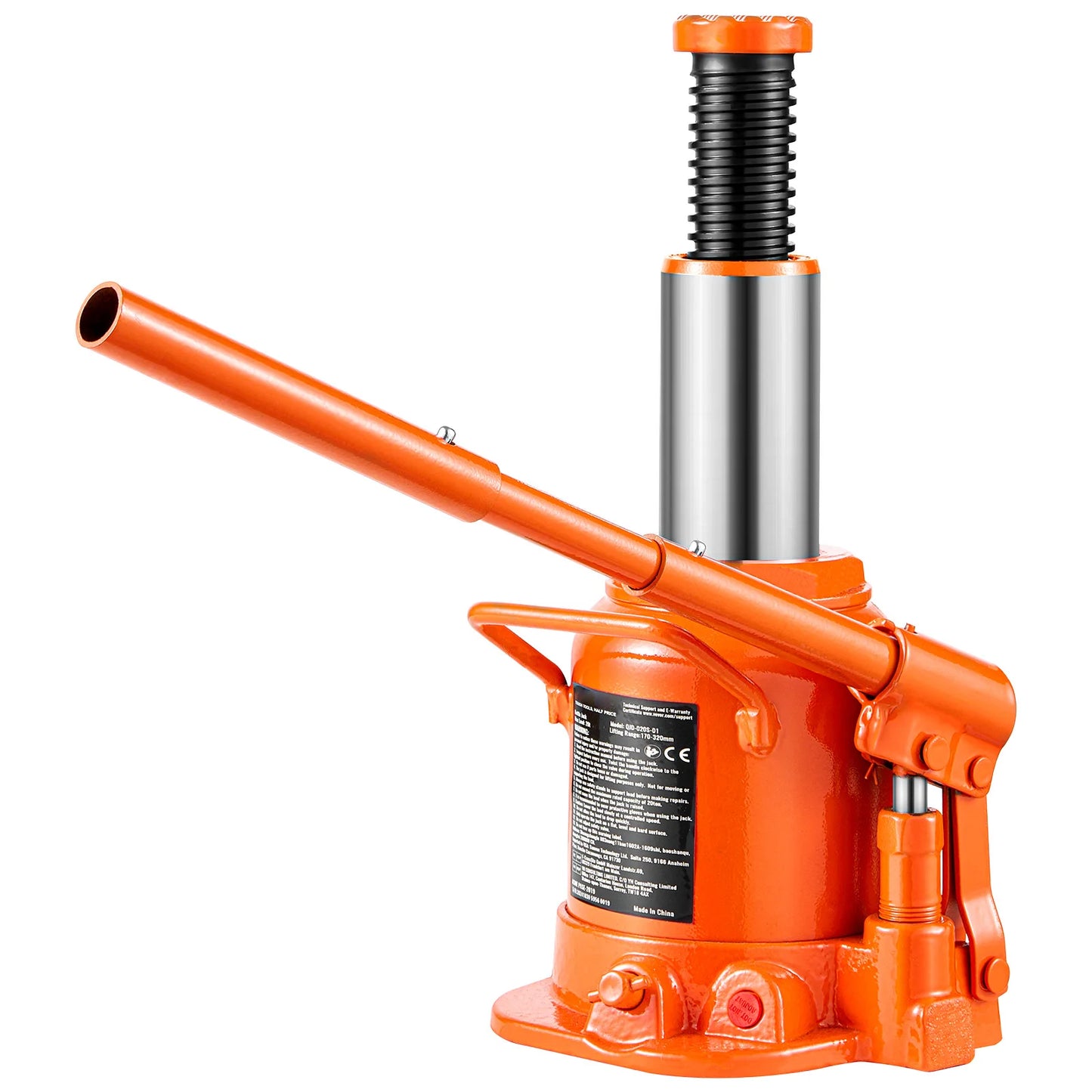 SucceBuy Heavy Duty Hydraulic Bottle Jack For Vehicle Lifting