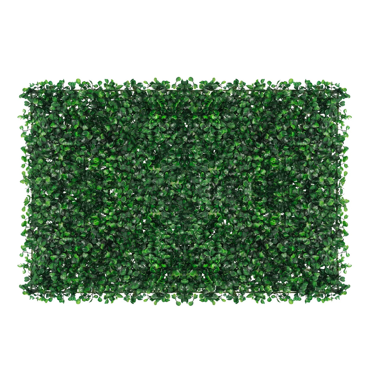 Artificial Grass Mat Panels PE Waterproof Wall Hedge For Outdoor Decor
