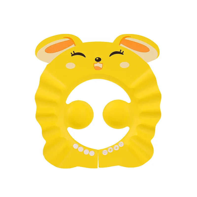 Adjustable Baby Shampoo Bathing Cap With Ear Protection