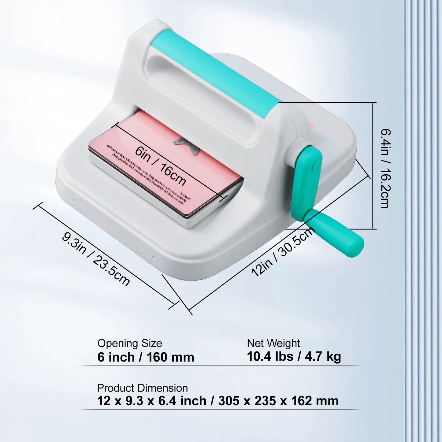 SucceBuy Manual Die Cutting Embossing Machine For Scrapbooking Kit
