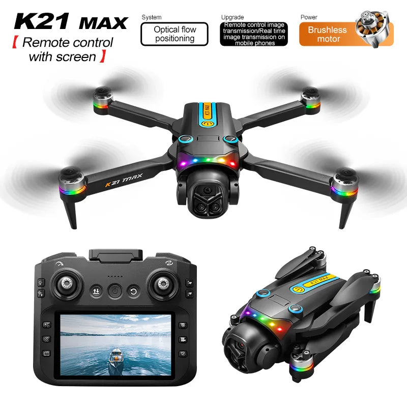 K21MAX FPV Drone With Optical Flow Hover And Auto Return