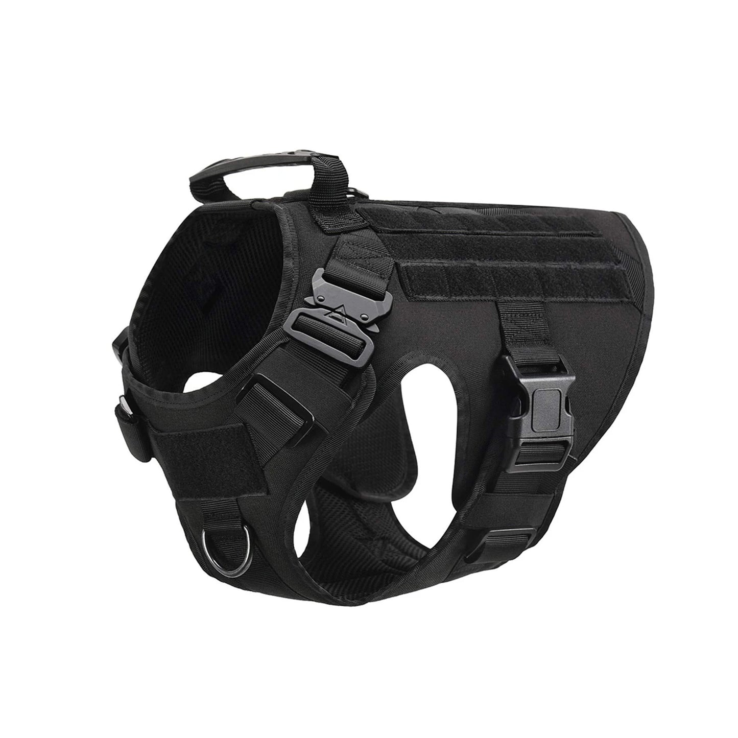 Petravel Tactical Dog Harness Vest With Molle Pouches For Training