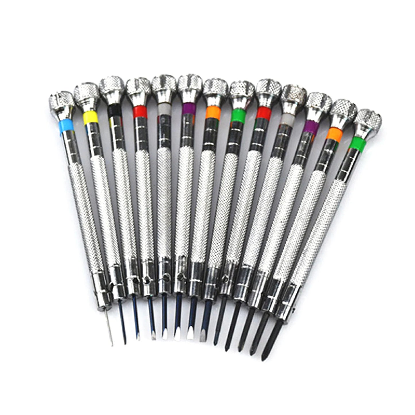 Watch Repair Screwdriver Set 13-Piece Metal Tools for Watchmakers