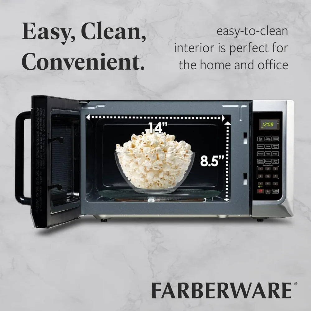 Countertop Microwave Oven 1100 Watts Auto Cook And Safety Lock