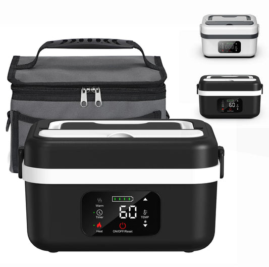 Wireless Insulated Lunch Box 1L 8000mAh Battery 60W Heating