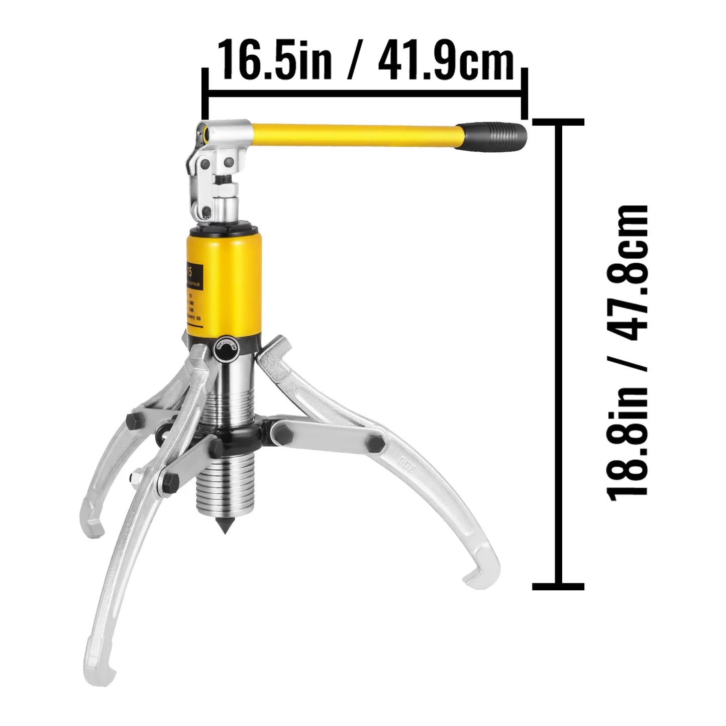 SucceBuy Hydraulic Gear Puller Adjustable 3 Jaws Wheel Bearing Separator