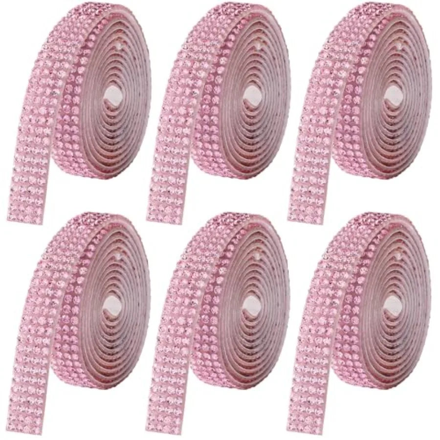 Rhinestone Ribbon Self-Adhesive Crystal Strips For DIY Crafts