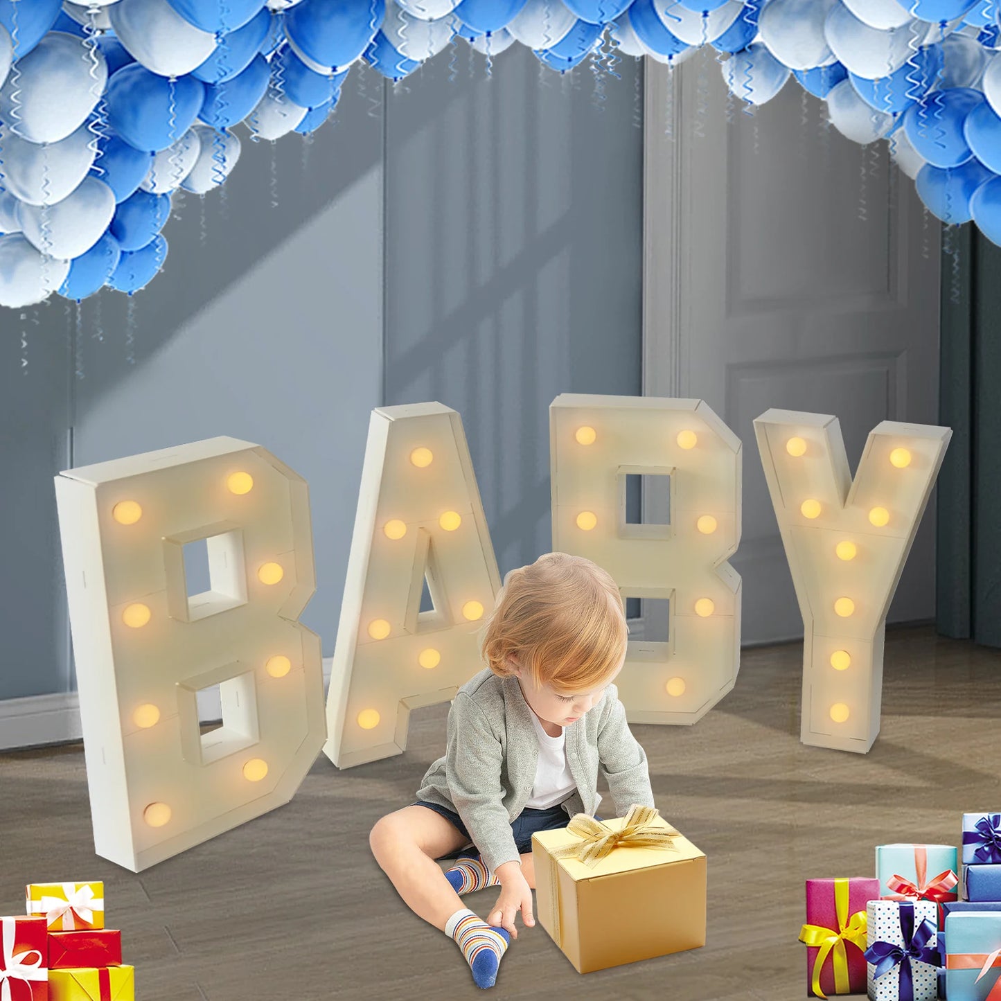 Light Up Letters LED Party Decoration Lights For Celebrations