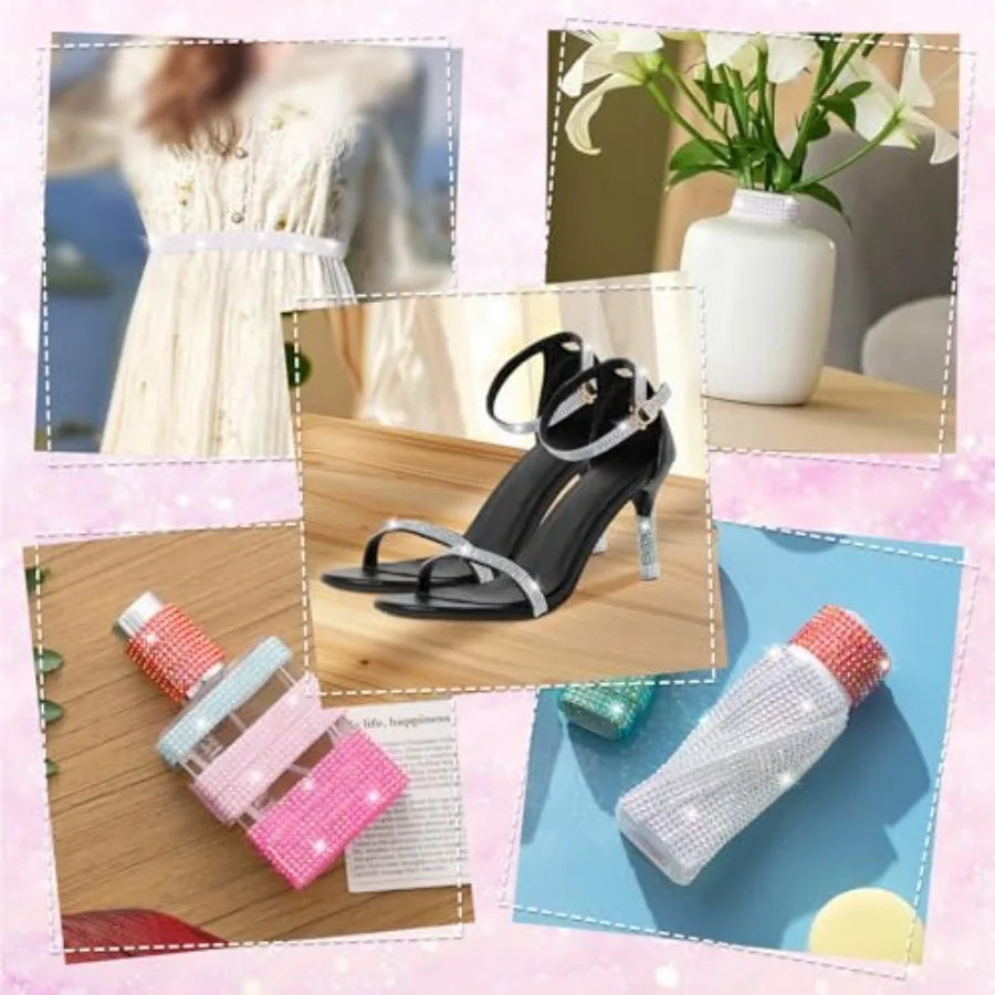Rhinestone Ribbon Self-Adhesive Crystal Strips For DIY Crafts