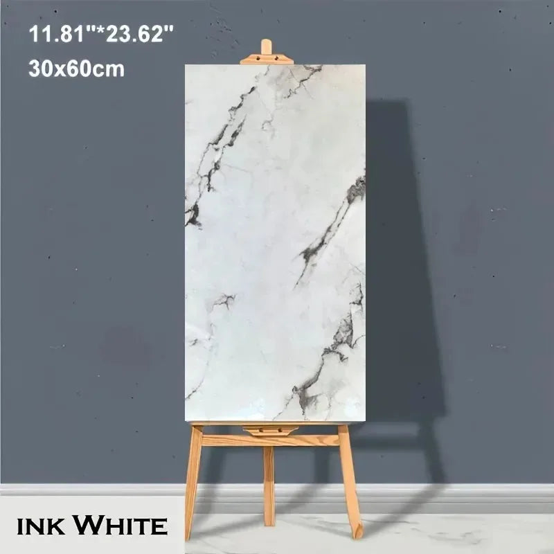 Marble PVC Self Adhesive Floor Tiles Waterproof Peel Stick Removable