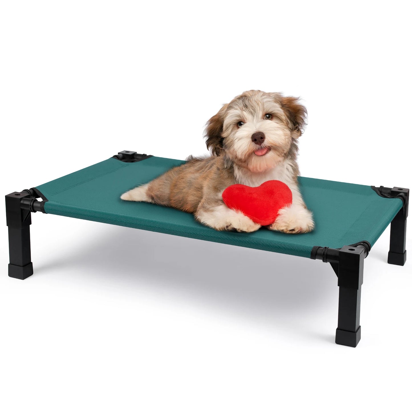 Elevated Dog Bed With Cooling Raised Cot And Breathable Mesh