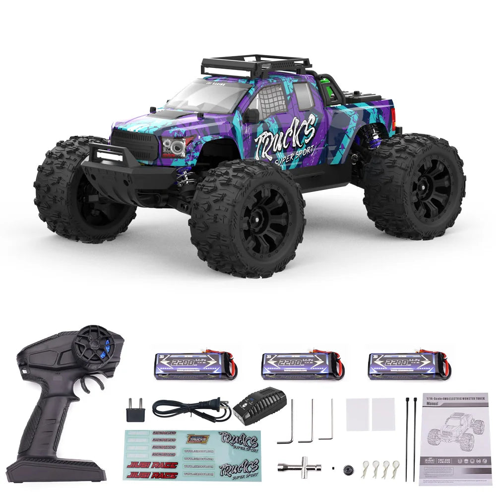 JIUSI PT14R Brushless 4WD RC Car High Speed Off Road