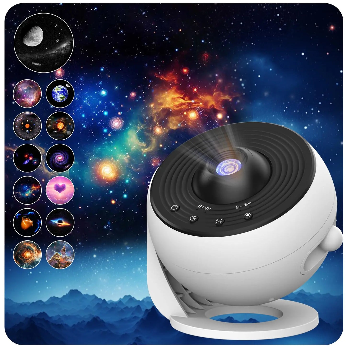 AUSYLE Galaxy Projector Night Light Star Projector Home Decor