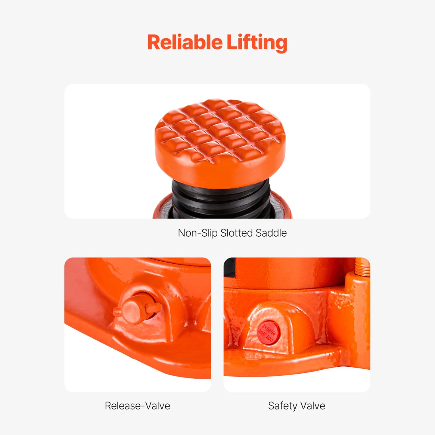 SucceBuy Heavy Duty Hydraulic Bottle Jack For Vehicle Lifting