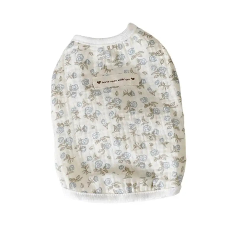 Pet'a Small Dog Clothes Teddy Bichon Autumn Anti-Dirt Anti-Loss Button Vest Cute Dog Sweater Pet Supplies Dog Clothing