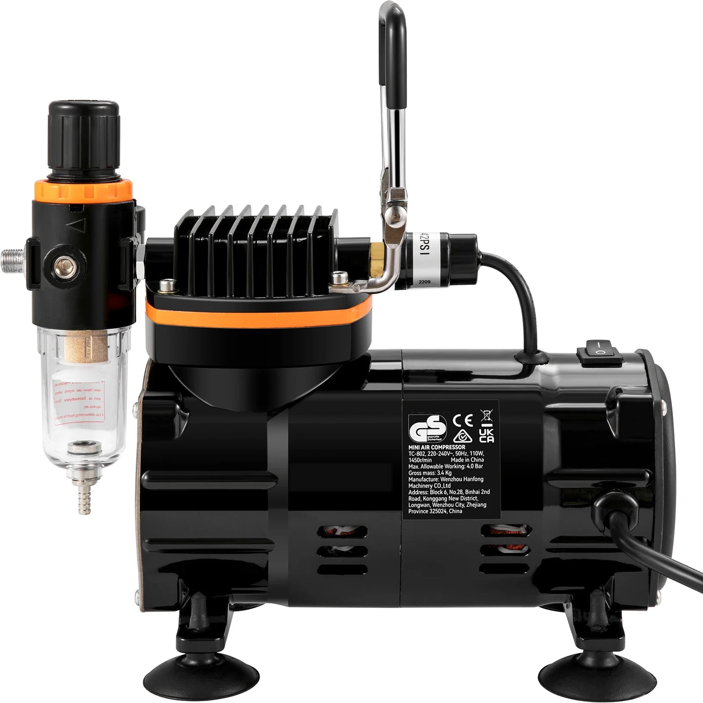 SucceBuy Dual Action Airbrush Kit 120W Spray Gun Set