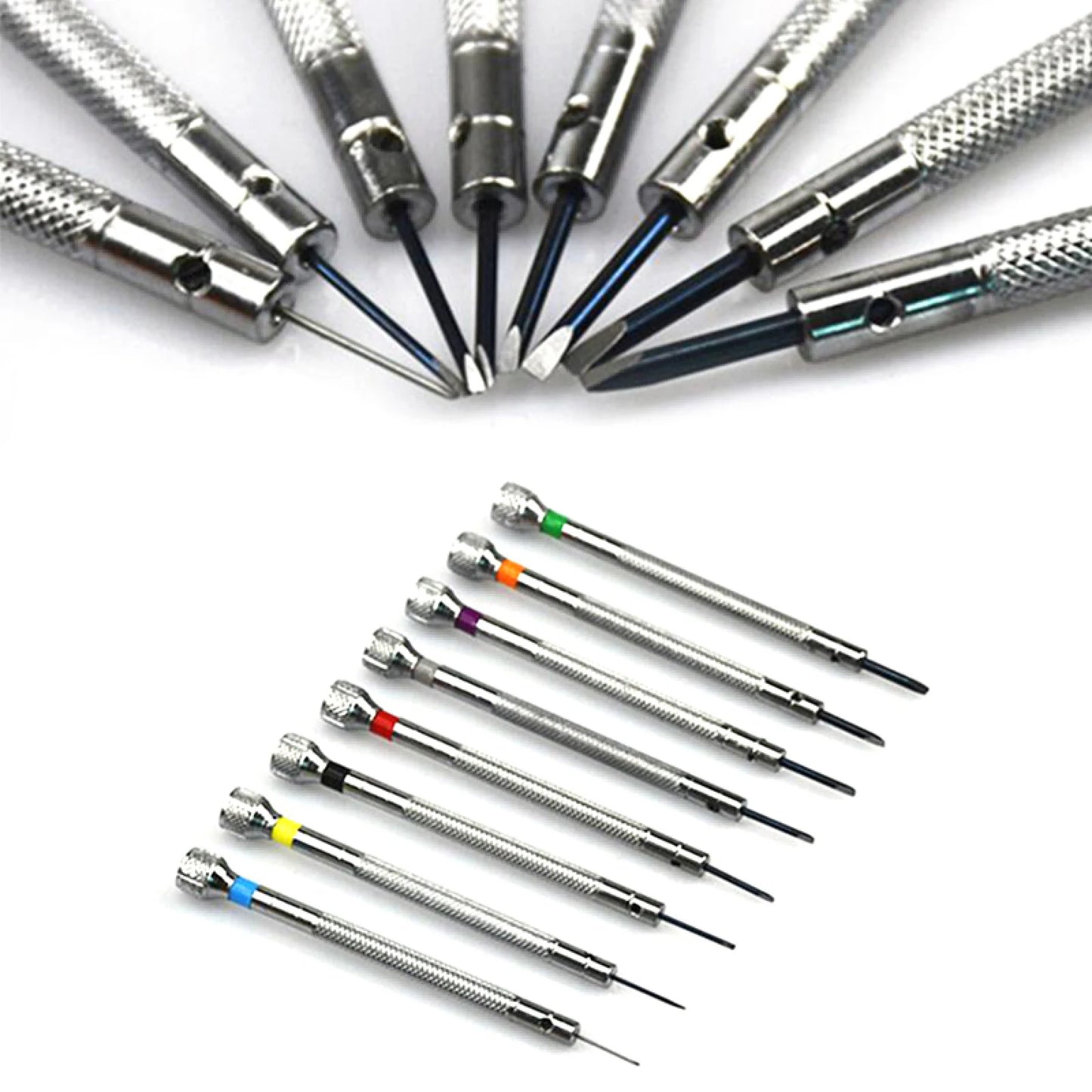 Watch Repair Screwdriver Set 13-Piece Metal Tools for Watchmakers
