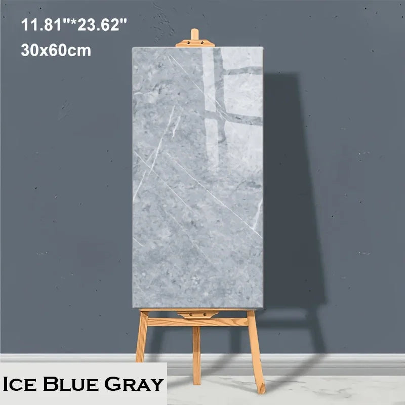 Marble PVC Self Adhesive Floor Tiles Waterproof Peel Stick Removable