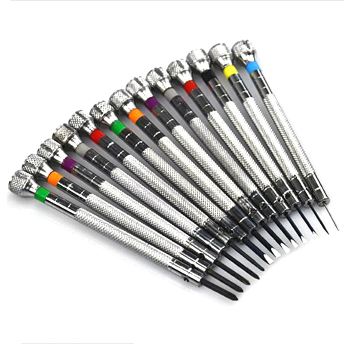 Watch Repair Screwdriver Set 13-Piece Metal Tools for Watchmakers