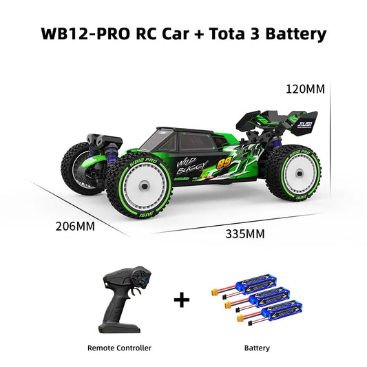 JIUSI WB12 Pro 1to12 RC Car Brushless 4WD High Speed