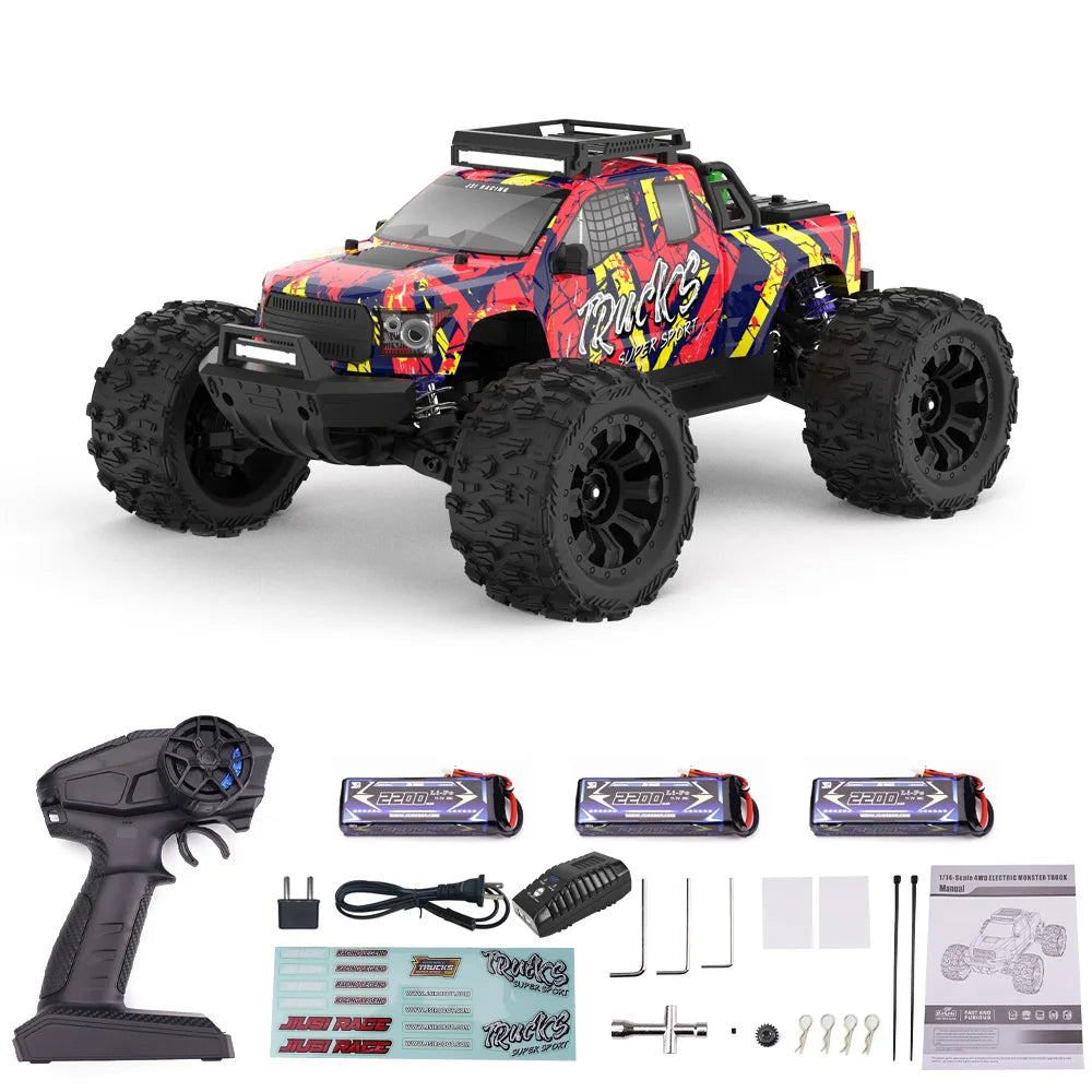 JIUSI PT14R Brushless 4WD RC Car High Speed Off Road