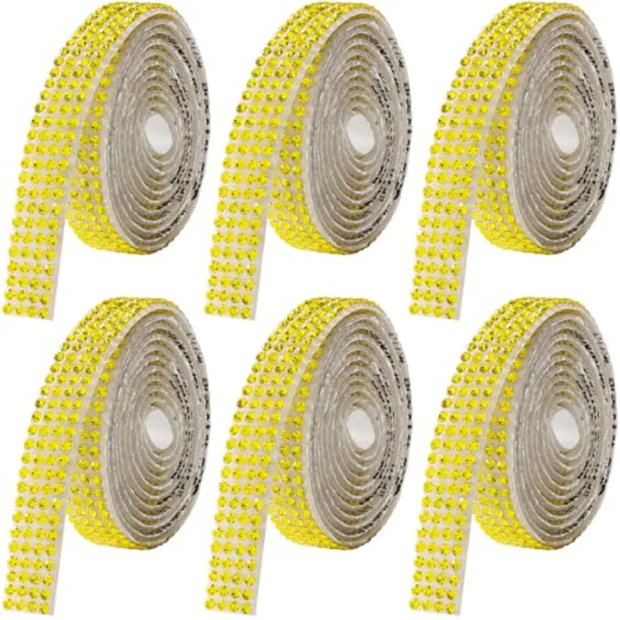 Rhinestone Ribbon Self-Adhesive Crystal Strips For DIY Crafts