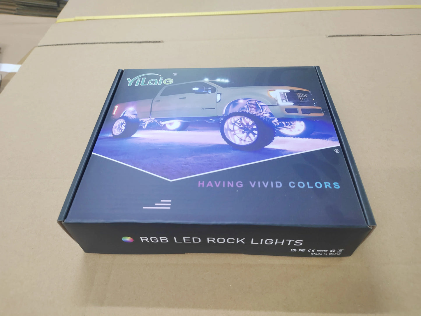Yilaie RGB Rock Lights For Trucks App And Remote IP68